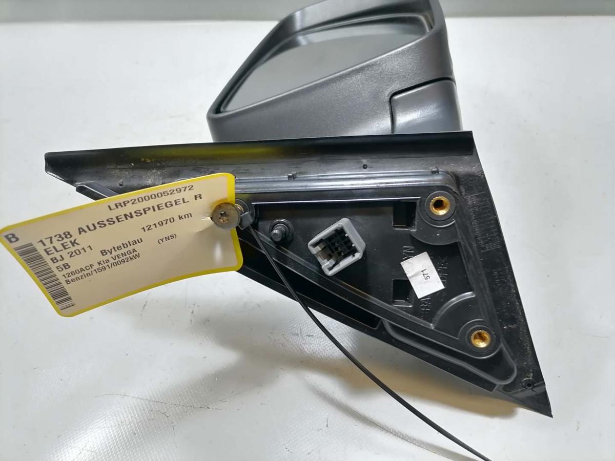 Kia Venga original Außenspiegel rechts elektrisch verstellbar 5B Byteblau BJ11
